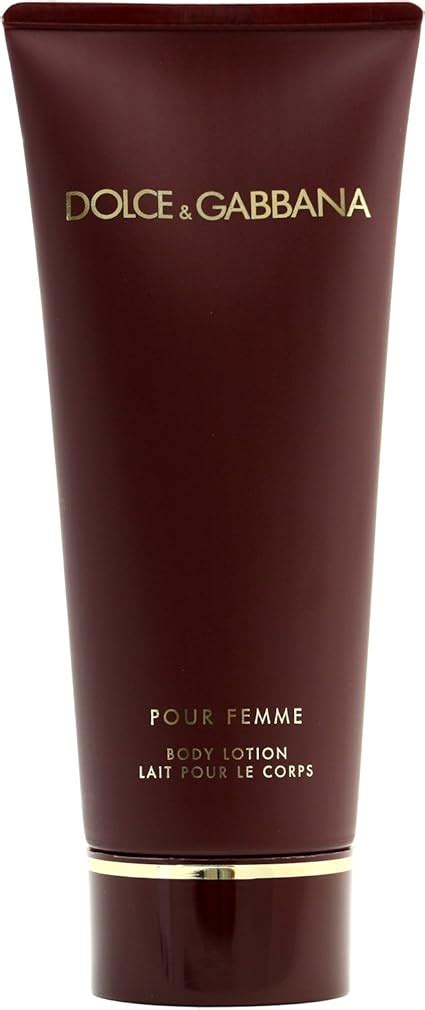 dolce gabbana bodylotion femme